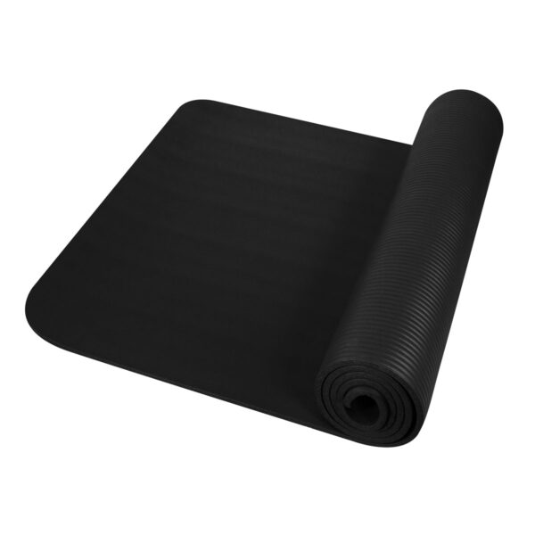 SPO 012 N - TAPETE DE YOGA SERENITY NEGRO (NEGRO / ESPUMA NBR TAPETE / POLIESTER FUNDA) - Imagen 2