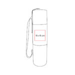 SPO 012 A - TAPETE DE YOGA SERENITY AZUL (AZUL / ESPUMA NBR TAPETE / POLIESTER FUNDA) - Image 3