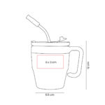 TAZ 065 N - TAZA MAGIE NEGRO (NEGRO / PLASTICO / RUBBER) - Image 3