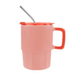 TAZ 067 O - TAZA CORALINE NARANJA (NARANJA / CERAMICA / PLASTICO / ACERO INOXIDABLE) - Image 3