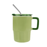 TAZ 067 V - TAZA CORALINE VERDE (VERDE / CERAMICA / PLASTICO / ACERO INOXIDABLE) - Image 3