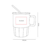 TAZ 067 O - TAZA CORALINE NARANJA (NARANJA / CERAMICA / PLASTICO / ACERO INOXIDABLE) - Image 4