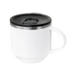 TAZ 069 B - TAZA KULDUR BLANCO (BLANCO / ACERO INOXIDABLE / PLASTICO)