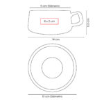 TAZ 070 N - TAZA WUHAN NEGRO (NEGRO / CERAMICA / BAMBU) - Image 5