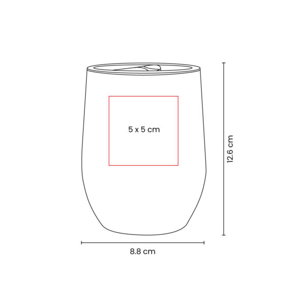 TMPS 194 R - TERMO LASKA ROJO (ROJO / ACERO INOXIDABLE / PLASTICO) - Imagen 2