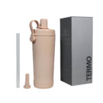 TMPS 202 BE - TERMO BOISSON BEIGE (BEIGE / ACERO INOXIDABLE / PLASTICO / SILICON) - Image 4