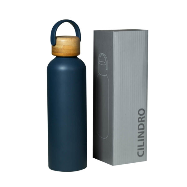 TMPS 203 A - CILINDRO LEGNA AZUL (AZUL / ALUMINIO / PLASTICO / BAMBU) - Imagen 3