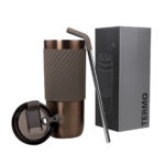 TMPS 204 D - TERMO ZULÚ DORADO (DORADO / ACERO INOXIDABLE / PLASTICO / SILICON) - Image 3