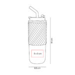 TMPS 204 OX - TERMO ZULÚ GRIS OXFORD (GRIS OXFORD / ACERO INOXIDABLE / PLASTICO / SILICON) - Image 4