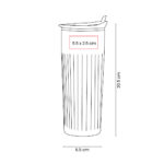 TMPS 206 P - TERMO PIRLO ROSA (ROSA / PLASTICO / ACERO INOXIDABLE / SILICON) - Image 5