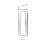 TMPS 209 B - TERMO TOREN BLANCO (BLANCO / ACERO INOXIDABLE / PLASTICO) - Image 6