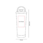 TMPS 221 N - TERMO VIER NEGRO (NEGRO / ACERO INOXIDABLE / PLASTICO / RUBBER) - Image 4