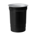 TMPS 226 N - VASO PONG NEGRO (NEGRO / ALUMINIO)