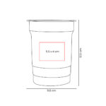 TMPS 226 N - VASO PONG NEGRO (NEGRO / ALUMINIO) - Image 3