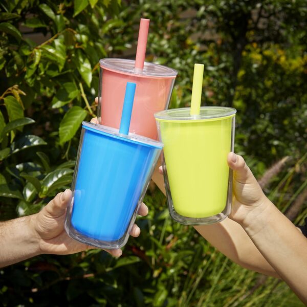 TMPS 227 A - VASO ELISSA AZUL (AZUL / PLASTICO) - Imagen 4