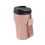 TMPS 229 P - TERMO STREDNA ROSA (ROSA / ACERO INOXIDABLE / PLASTICO / POLIESTER / PU)