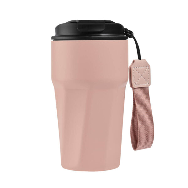 TMPS 229 P - TERMO STREDNA ROSA (ROSA / ACERO INOXIDABLE / PLASTICO / POLIESTER / PU) - Imagen 2