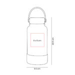 TMPS 232 P - TERMO DUGME ROSA (ROSA / ACERO INOXIDABLE / PLASTICO) - Image 3