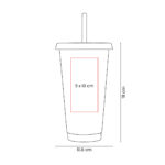 TMPS 237 Y - VASO BLUR AMARILLO (AMARILLO / PLASTICO) - Image 4