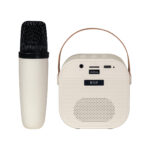 Z 020 BE - BOCINA KARAOKE IDOL (BEIGE / PLASTICO / METAL / CURPIEL) - Image 3