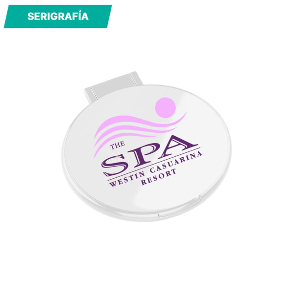 ESPEJO REDONDO BLANCO BE-006B ( BE-006 / BE006 / ESPEJOS ) - Imagen 2