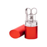 SET DE MANICURA OVALADO ROJO BE-007R ( BE-007 / BE007 / ACCESORIOS DE BELLEZA )