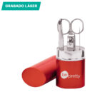 SET DE MANICURA OVALADO ROJO BE-007R ( BE-007 / BE007 / ACCESORIOS DE BELLEZA ) - Image 4