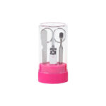 SET DE MANICURA LHASA ROSA BE-014RS ( BE-014 / BE014 / ACCESORIOS DE BELLEZA )