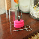 SET DE MANICURA LHASA ROJO BE-014R ( BE-014 / BE014 / ACCESORIOS DE BELLEZA ) - Image 8