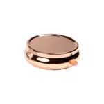 PASTILLERO CON ESPEJO ROSA METALICO BE-016GD ( BE-016 / BE016 / ESPEJOS,PASTILLEROS )