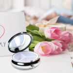 PASTILLERO CON ESPEJO ROSA METALICO BE-016GD ( BE-016 / BE016 / ESPEJOS,PASTILLEROS ) - Image 4