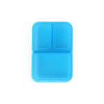 PASTILLERO CON TRES COMPARTIMENTOS AZUL CLARO BE-017A ( BE-017 / BE017 / PASTILLEROS )