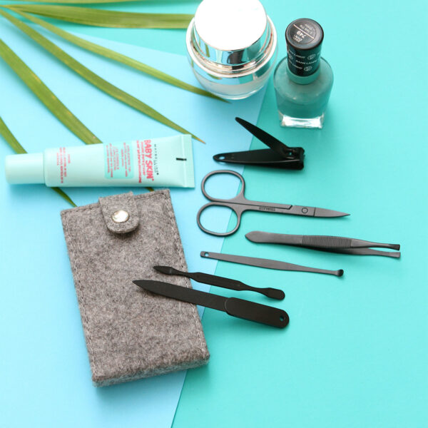 SET KINDA NEGRO BE-046N ( BE-046 / BE046 / ACCESORIOS DE VIAJE ) - Imagen 5