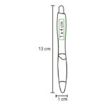 BOLÍGRAFO DE PLÁSTICO GRIS BL-017G ( BL-017 / BL017 / BOLÍGRAFOS,TINTA NEGRA ) - Image 2
