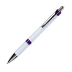 BOLÍGRAFO DE PLÁSTICO MORADO BL-018M ( BL-018 / BL018 / BOLÍGRAFOS,TINTA NEGRA )