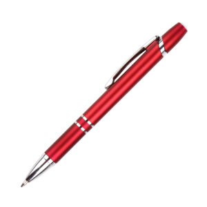 BOLÍGRAFO DE PLÁSTICO VIGO ROJO BL-022R ( BL-022 / BL022 / BOLÍGRAFOS,TINTA NEGRA )