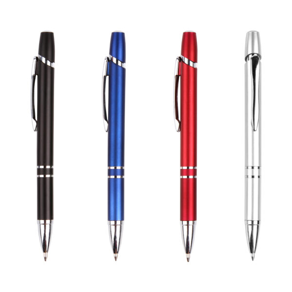 BOLÍGRAFO DE PLÁSTICO VIGO PLATA BL-022G ( BL-022 / BL022 / BOLÍGRAFOS,TINTA NEGRA ) - Imagen 2