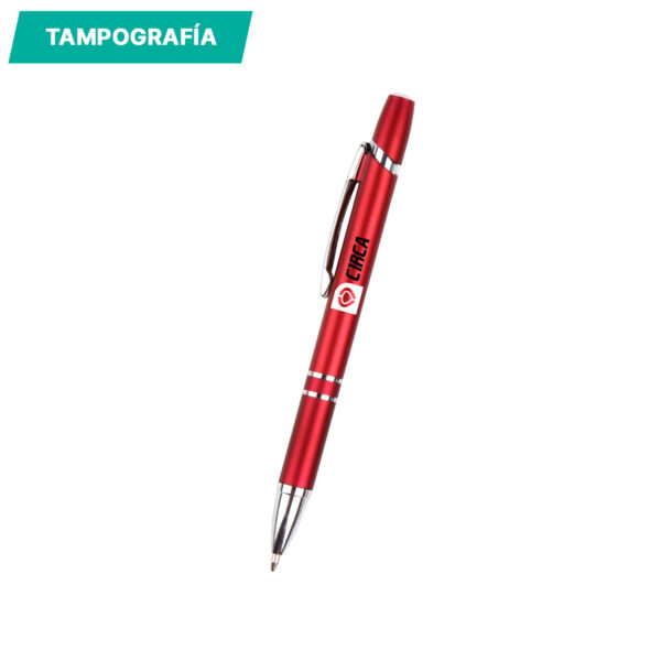 BOLÍGRAFO DE PLÁSTICO VIGO PLATA BL-022G ( BL-022 / BL022 / BOLÍGRAFOS,TINTA NEGRA ) - Imagen 3