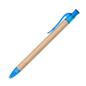 BOLÍGRAFO ECOLÓGICO CAIRO AZUL CLARO BL-030A ( BL-030 / BL030 / BOLÍGRAFOS,TINTA NEGRA )