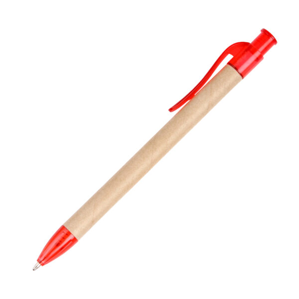 BOLÍGRAFO ECOLÓGICO CAIRO ROJO BL-030R ( BL-030 / BL030 / BOLÍGRAFOS,TINTA NEGRA )