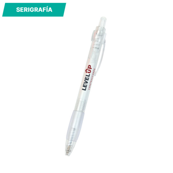 BOLÍGRAFO DE PLÁSTICO ARGOS BLANCO BL-045B ( BL-045 / BL045 / BOLÍGRAFOS,TINTA NEGRA ) - Imagen 2
