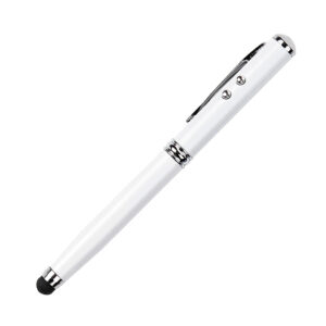 BOLÍGRAFO METÁLICO MONTEVIDEO BLANCO BL-072B ( BL-072 / BL072 / BOLÍGRAFOS,TINTA NEGRA )