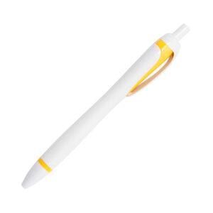 BOLÍGRAFO DE PLÁSTICO VARZI AMARILLO BL-079Y ( BL-079 / BL079 / BOLÍGRAFOS,TINTA NEGRA )