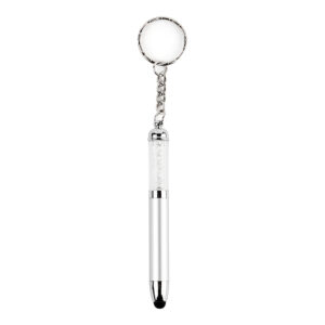 BOLÍGRAFO MINI LLAVERO WEST PLATA BL-080G ( BL-080 / BL080 / BOLÍGRAFOS )