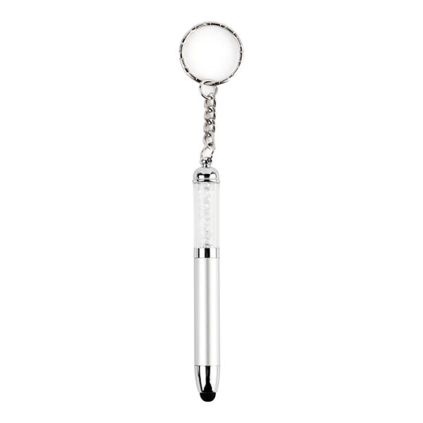 BOLÍGRAFO MINI LLAVERO WEST PLATA BL-080G ( BL-080 / BL080 / BOLÍGRAFOS )