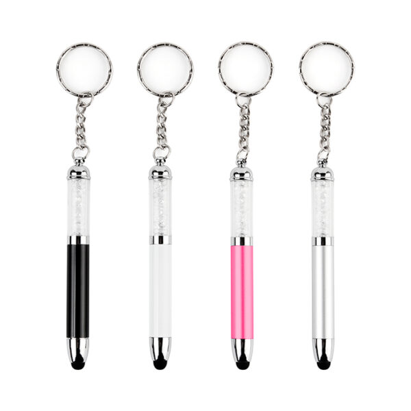 BOLÍGRAFO MINI LLAVERO WEST PLATA BL-080G ( BL-080 / BL080 / BOLÍGRAFOS ) - Imagen 2