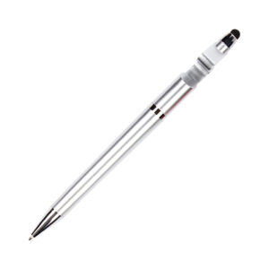 BOLÍGRAFO DE PLÁSTICO LIVERPOOL PLATA BL-085G ( BL-085 / BL085 / BOLÍGRAFOS,TINTA NEGRA )