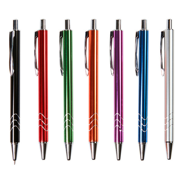 BOLÍGRAFO METÁLICO ERBIL PLATA BL-091P ( BL-091 / BL091 / BOLÍGRAFOS,TINTA NEGRA ) - Imagen 3