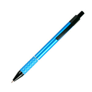 BOLÍGRAFO METÁLICO DE ALUMINIO ZUBAY AZUL BL-096A ( BL-096 / BL096 / BOLÍGRAFOS,TINTA NEGRA )