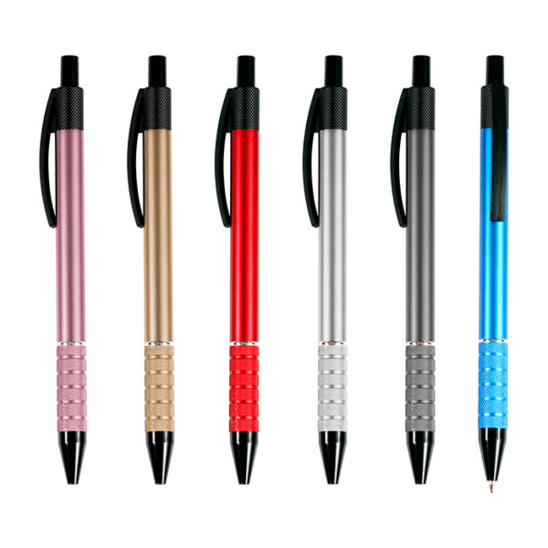 BOLÍGRAFO METÁLICO DE ALUMINIO ZUBAY PLATA BL-096S ( BL-096 / BL096 / BOLÍGRAFOS,TINTA NEGRA ) - Imagen 3